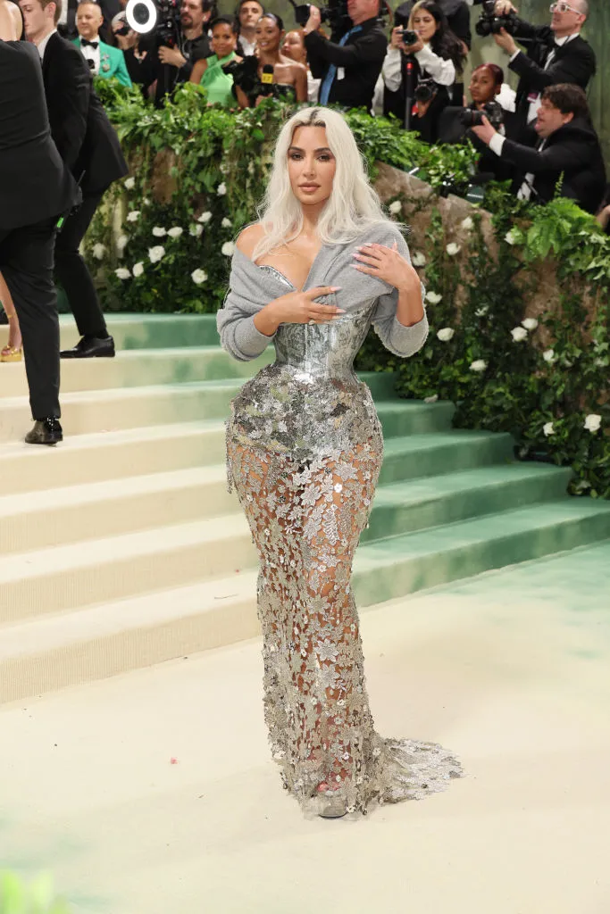 The 2024 Met Gala Celebrating "Sleeping Beauties: Reawakening Fashion" - Arrivals, Kim Kardashian Shocks In Extremely Tiny Waist At Met Gala